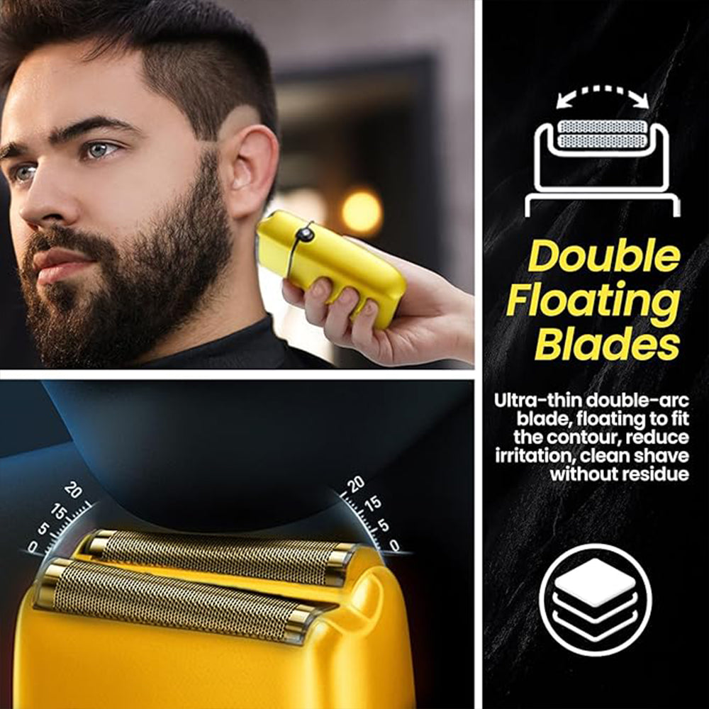 4 in 1 Professional Men's Hair Clipper Set, Shaver and Men's Facial Grooming Tool, Rechargeable Hair Clipper Kit and Trimmer, Cordless Electric Beard and Nose Hair Trimmer
