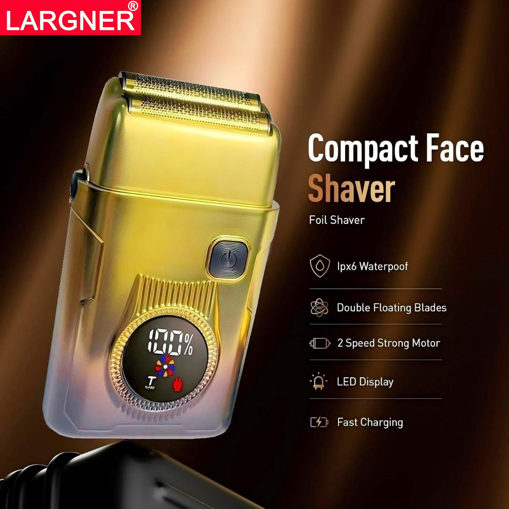 Hair Trimmer with LED Display, Butterfly Wing Design, Precision Trimming with Durable Ceramic Blade for Home, Salon-Grade Grooming