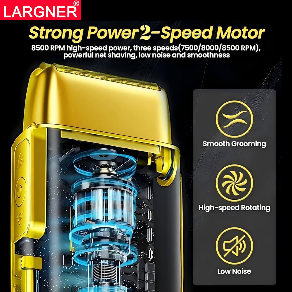 Hair Trimmer with LED Display, Butterfly Wing Design, Precision Trimming with Durable Ceramic Blade for Home, Salon-Grade Grooming