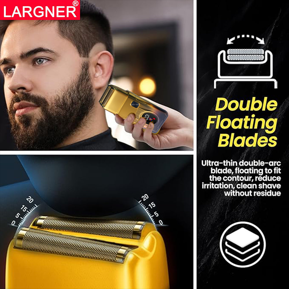 Hair Trimmer with LED Display, Butterfly Wing Design, Precision Trimming with Durable Ceramic Blade for Home, Salon-Grade Grooming