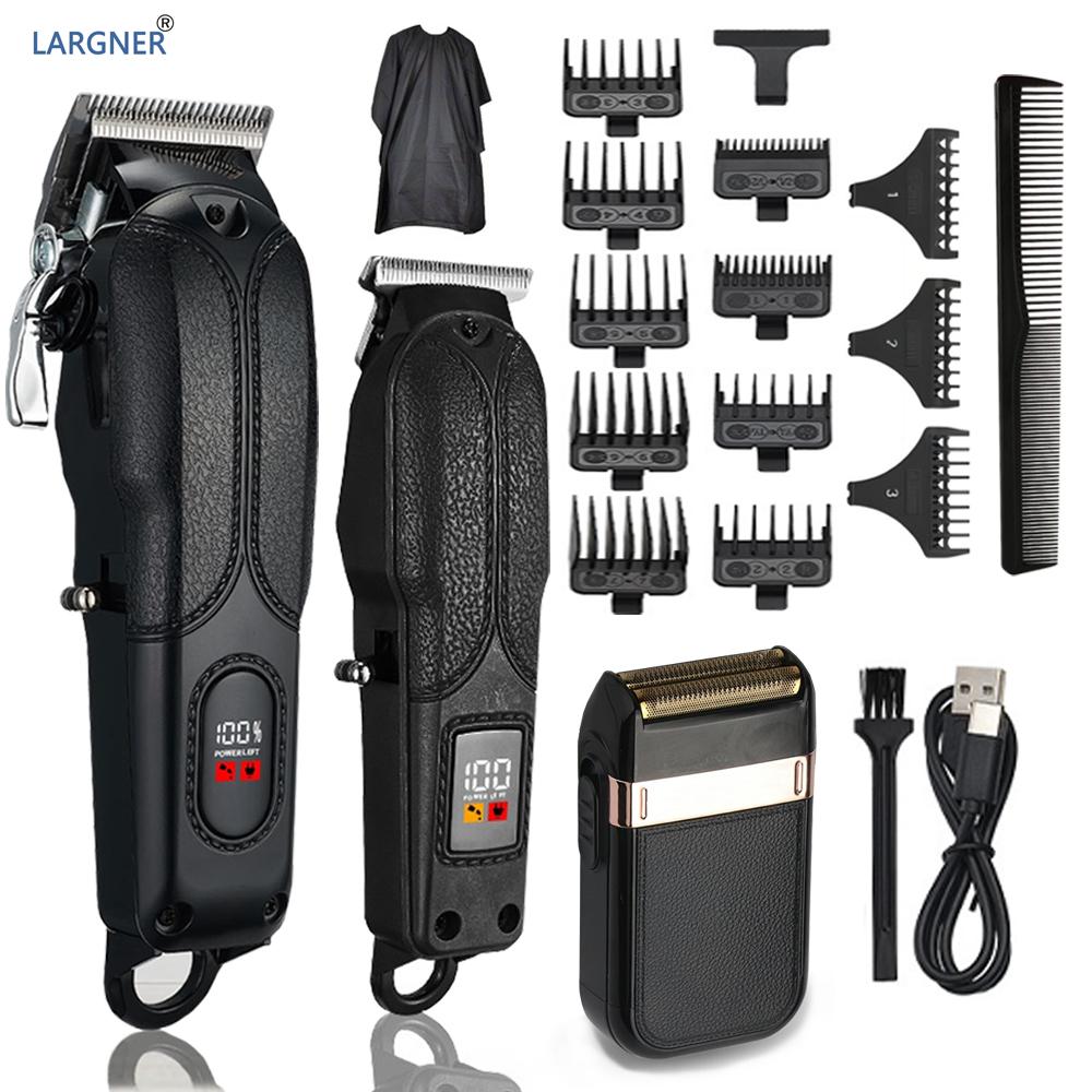 Electric Hair Clippers Cordless Hair Trimmer Men's Haircut Kit with 13 Guide Combs Hair Trimming Styling & Grooming Kit for Salon Barbers Home Use