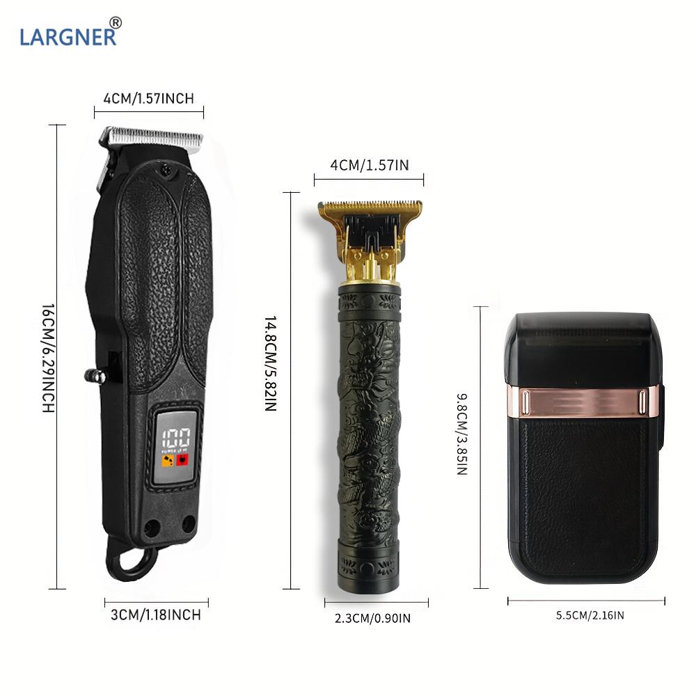 Electric Hair Clippers Cordless Hair Trimmer Men's Haircut Kit with 13 Guide Combs Hair Trimming Styling & Grooming Kit for Salon Barbers Home Use