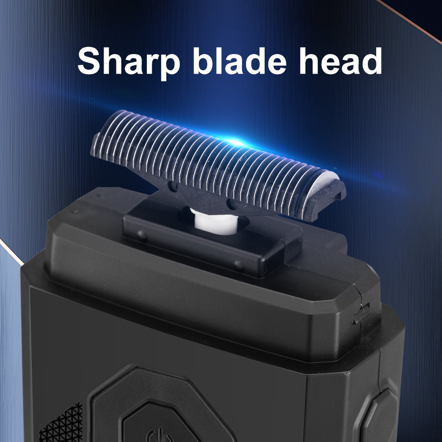 Men's electric shaver, USB rechargeable, available in two colors (gold, black), the perfect gift for him