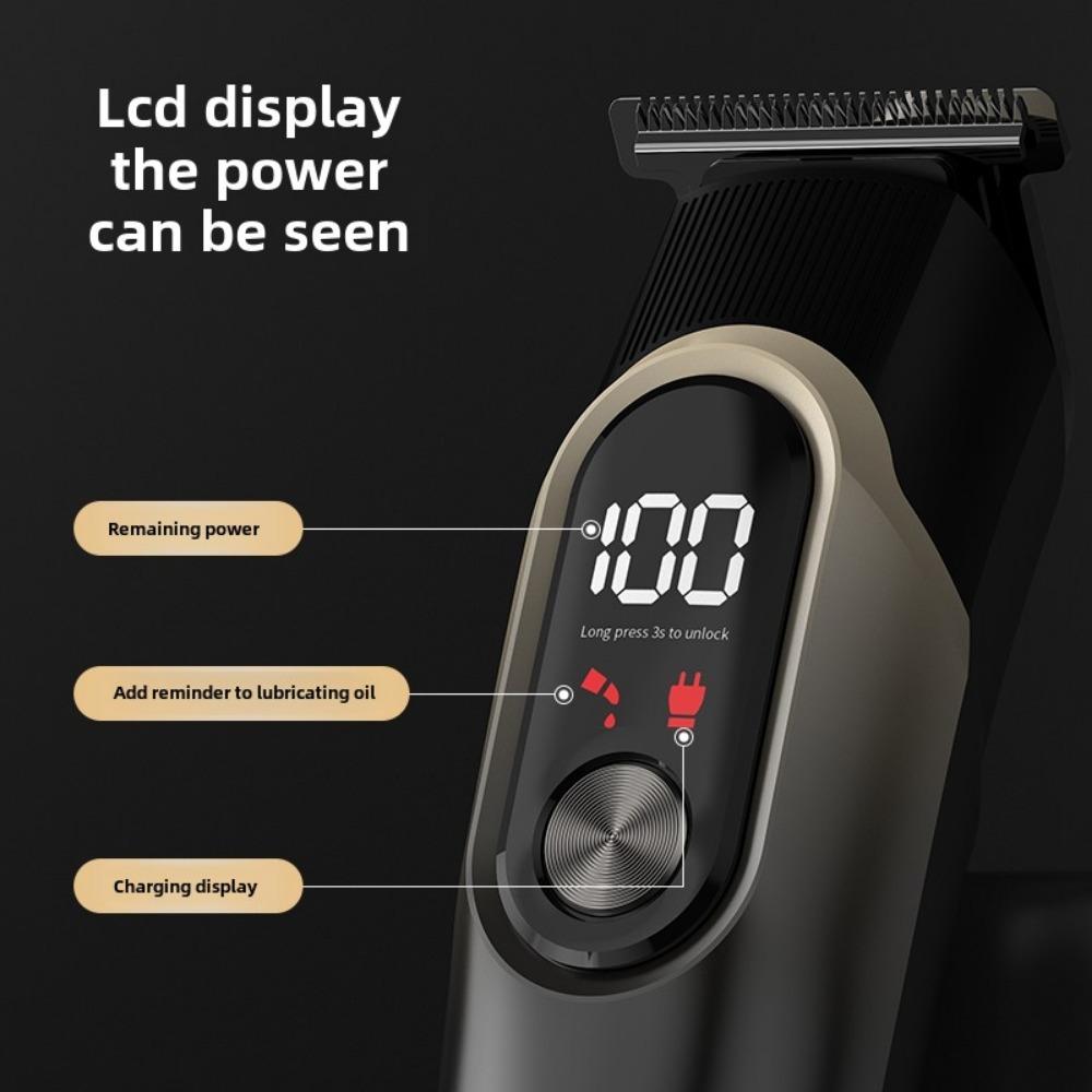 Hair Clippers for Men Professional 5 in 1 Cord/Cordless Beard Nose Ear Body Grooming Hair Clipper Trimmer with Smart Charge Technology