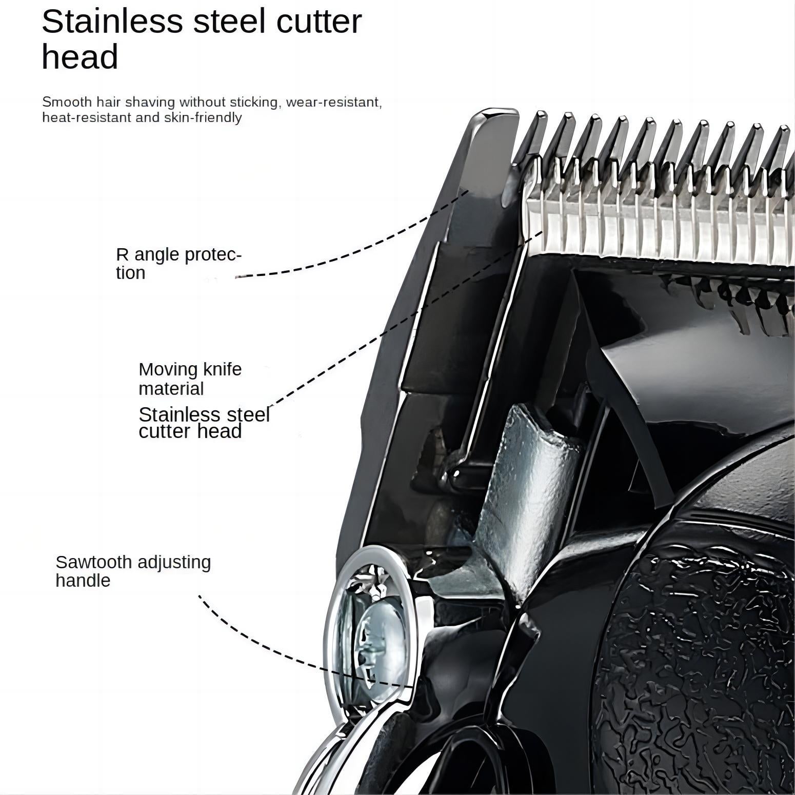 Electric Charging Pusher Adult Carving Electric Pusher Scissors Home Barber Digital Display