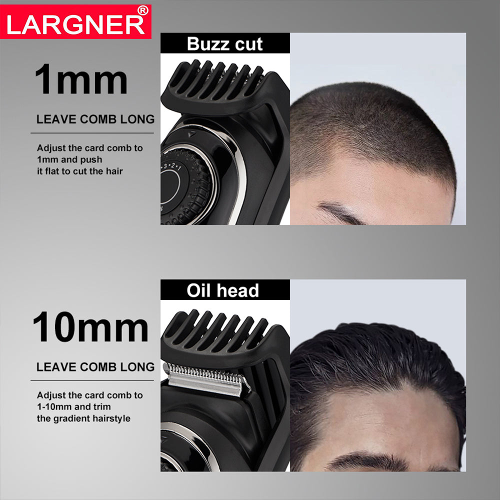 Electric rechargeable hair clippers for adults electric hair clippers scissors home hair clippers with digital display