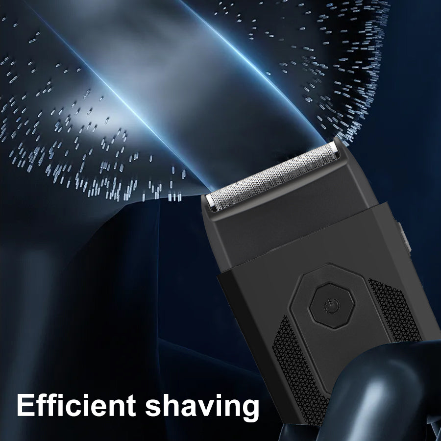 Men's electric shaver, USB rechargeable, available in two colors (gold, black), the perfect gift for him