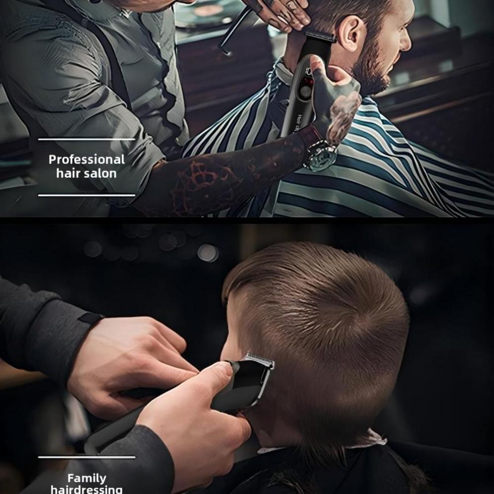 Hair Clippers for Men Professional 5 in 1 Cord/Cordless Beard Nose Ear Body Grooming Hair Clipper Trimmer with Smart Charge Technology