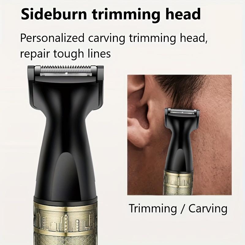 Electric Hair Clipper, Rechargeable, T9 Vintage Style, for Men's Grooming, Professional Barber Use