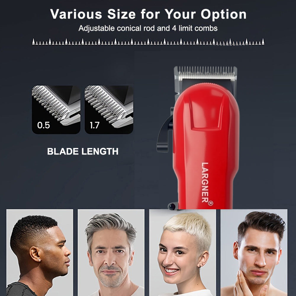 Hair Trimmer with LED Display, Butterfly Wing Design, Precision Trimming with Durable Ceramic Blade for Home, Salon-Grade Grooming
