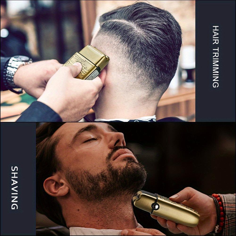 Electric Razor for Men - Face and Beard Shaver With 3 Adjustable Speeds, Rechargeable Waterproof Foil Shaver, LED Display, Close Shave Trimmer for Face/Beard/Head (Yellow)