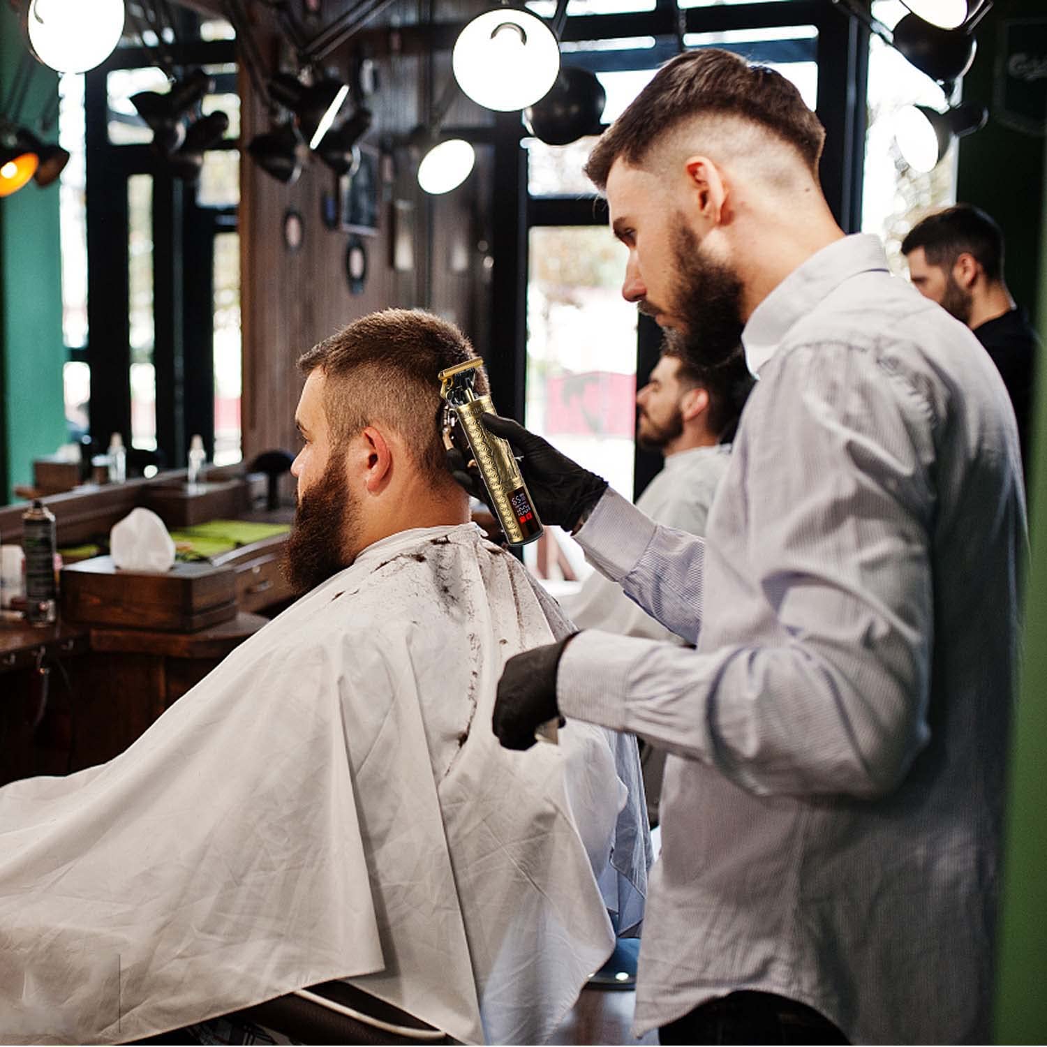 Hair Clippers-Beard Trimmer for Men-Rechargeable Hair Clipper and Trimmer-for Men and Children