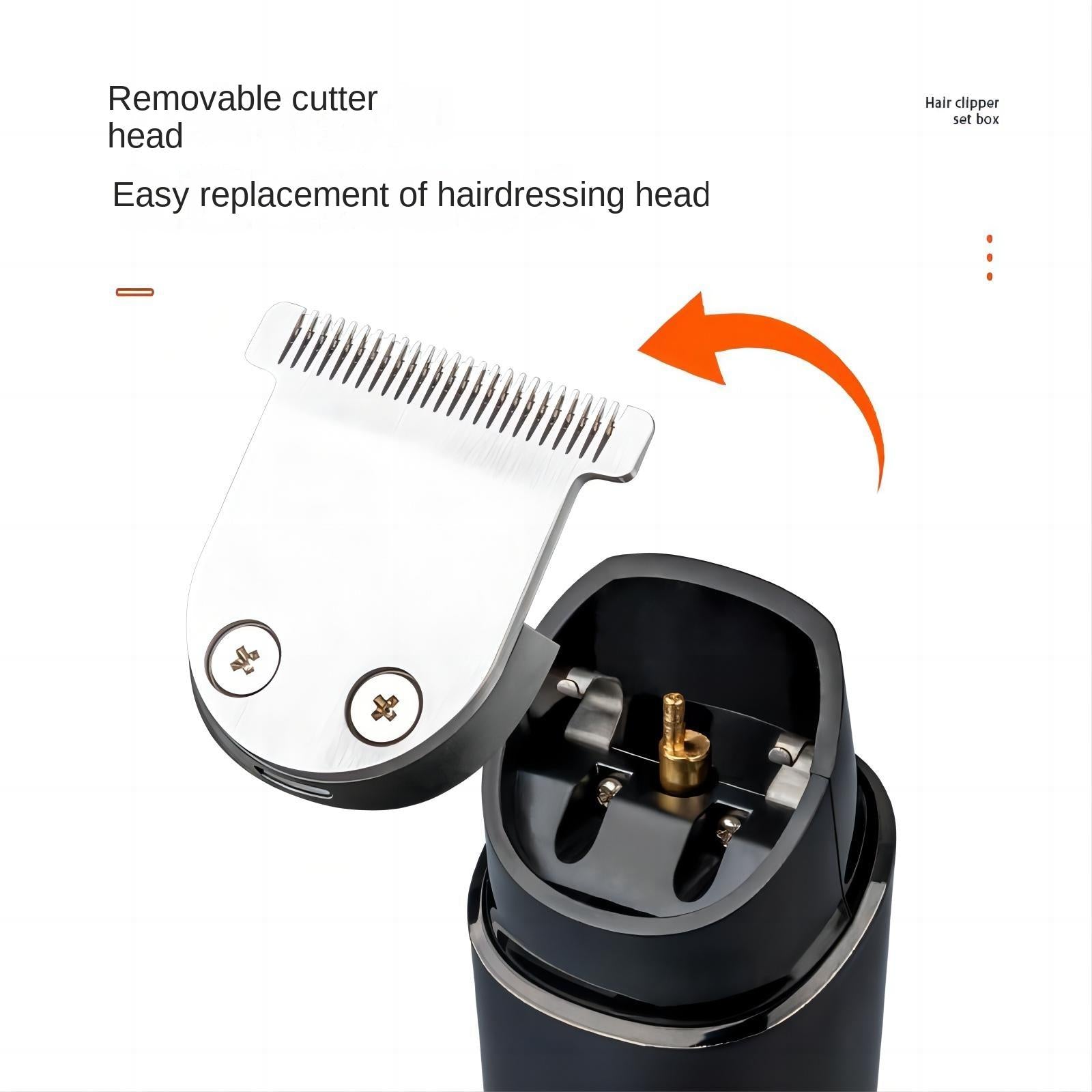 Hair Trimmer Hair Clippers for Men HairTrimmer Beard Trimmer for Men Razor Kit - Rechargeable USB Professional Cordless Hair Clippers for Men with LED Display for Barber