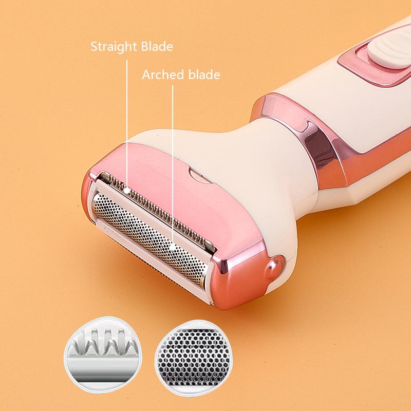 Electric Razor for Women 4 in 1 Rechargeable Painless Body Razors and Facial Hair Remover for Bikini Leg Body Face Underarm
