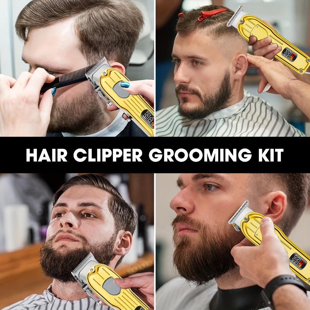 Hair Clippers,Beard Trimmer for Men, Men,s Cordless Hair Clipper for Men Professional Hair Beard Trimmer USB Haircut Machine Rechargeable