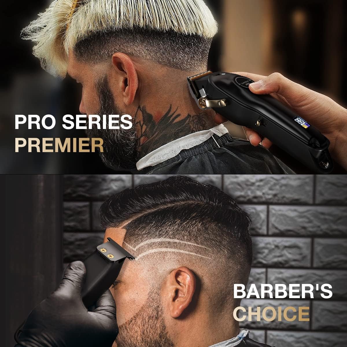 Electric Charging Pusher Adult Carving Electric Pusher Scissors Home Barber Digital Display