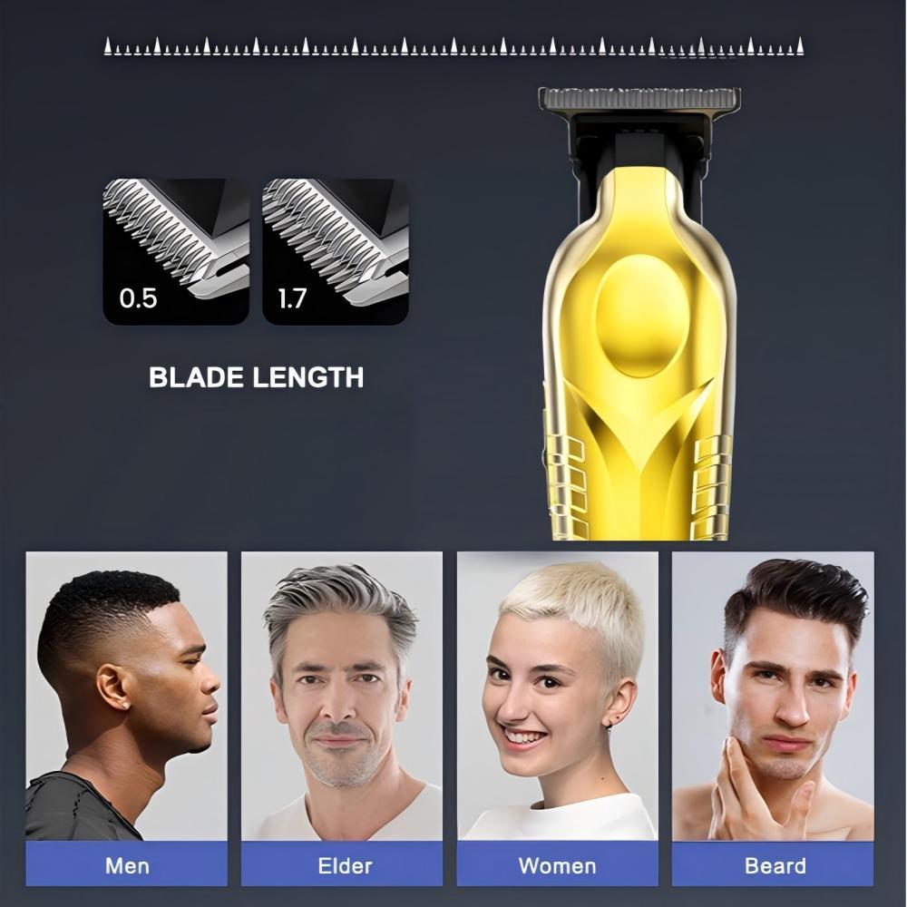Hair Clippers for Men, Beard Trimmer and Electric Shaver Set, Professional Rechargeable Cordless Barber Hair Cutting Tools Grooming Kit