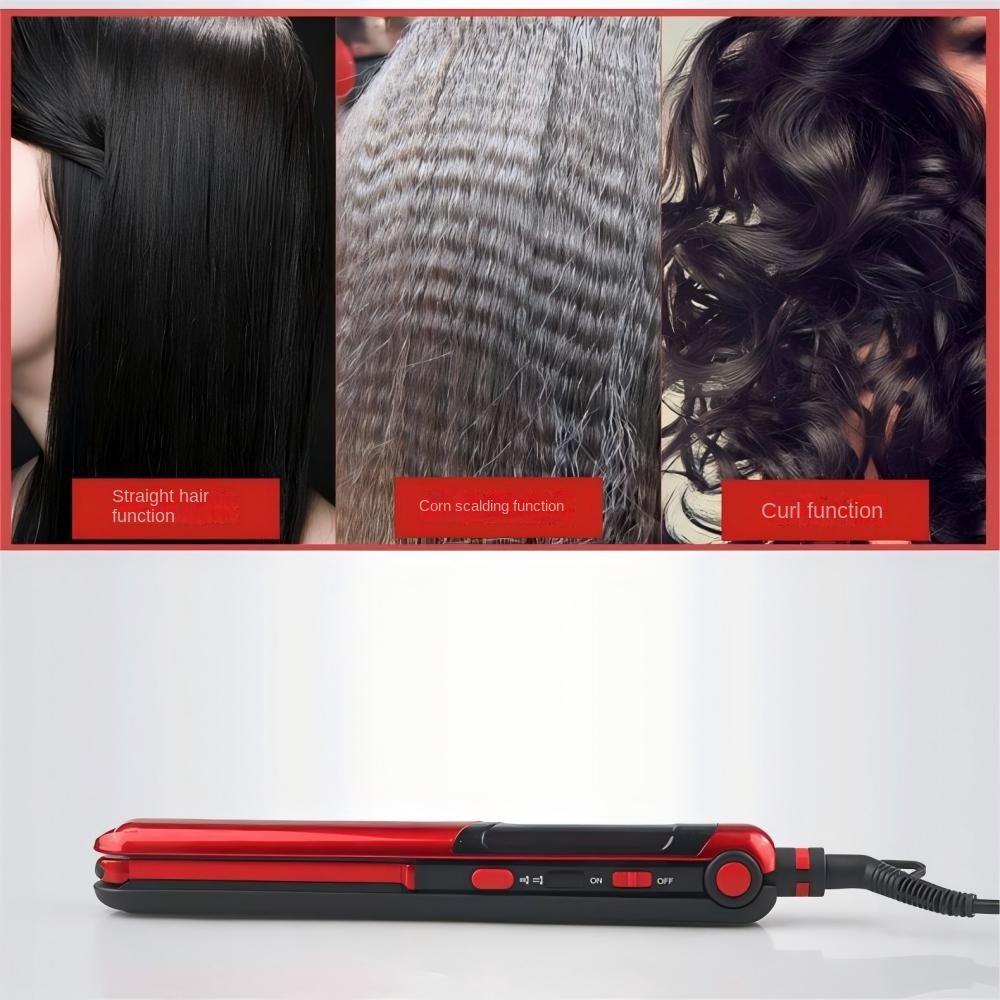 Hair Straightener, 220‑240V Hair Straightener Iron Fast Heating Storage Lock EU Plug for Hair Styling for Home
