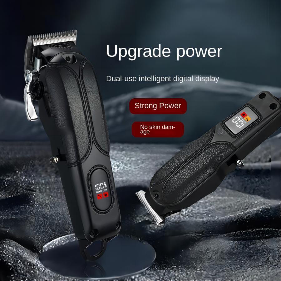 Electric Charging Pusher Adult Carving Electric Pusher Scissors Home Barber Digital Display