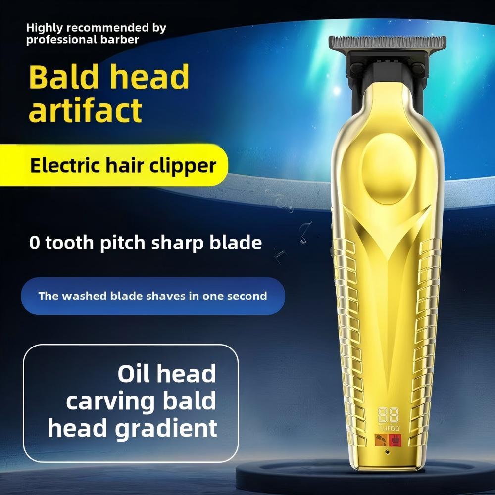 Hair Trimmer with LED Display, Butterfly Wing Design, Precision Trimming with Durable Ceramic Blade for Home, Salon-Grade Grooming