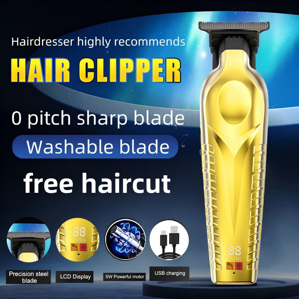 Hair Clippers for Men, Beard Trimmer and Electric Shaver Set, Professional Rechargeable Cordless Barber Hair Cutting Tools Grooming Kit