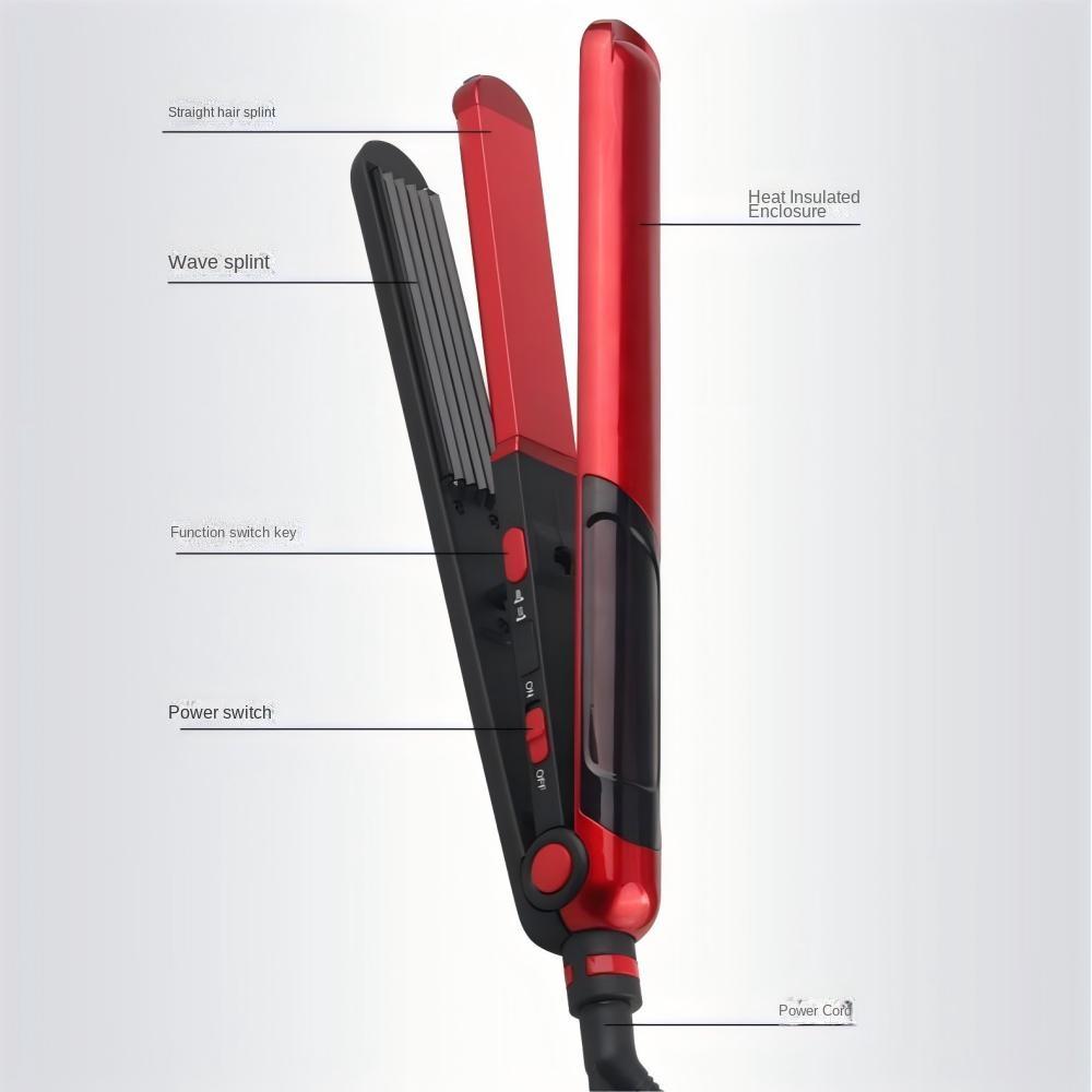 Hair Straightener, 220‑240V Hair Straightener Iron Fast Heating Storage Lock EU Plug for Hair Styling for Home