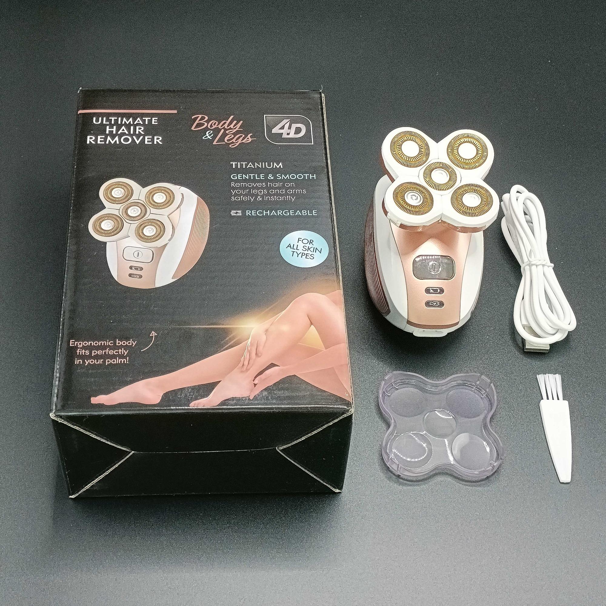Electric Leg Shaver for Women - Female Cordless Bikini Trimmer- Rechargeable Painless Lady Razor for Leg Face Lips Body Underarms Armpit