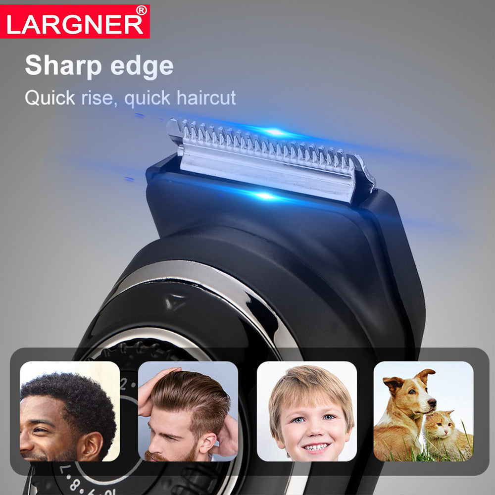 Electric rechargeable hair clippers for adults electric hair clippers scissors home hair clippers with digital display