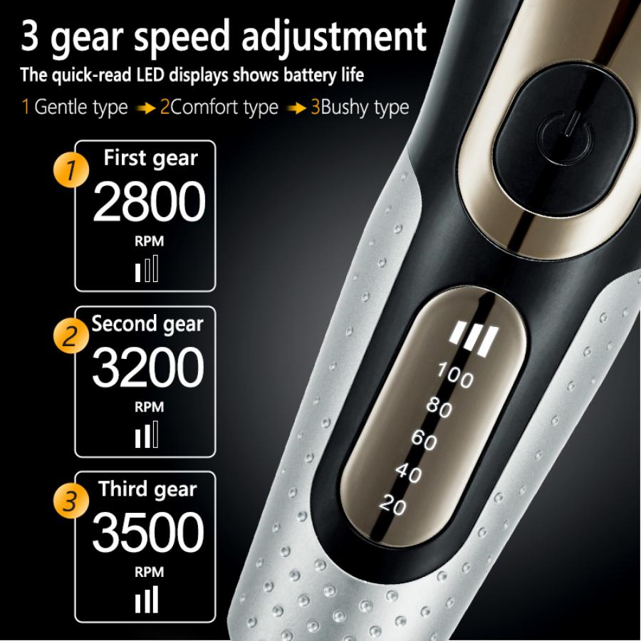 Series 8 Electric Razor for Men, with 4+1 Shaving Elements & Precision Long Hair Trimmer, Close & Gentle Even on Dense Beards, Wet & Dry Electric Razor with 60min Runtime,Silver