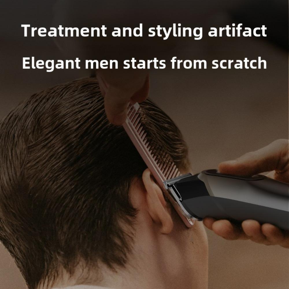 Hair Clippers for Men Professional 5 in 1 Cord/Cordless Beard Nose Ear Body Grooming Hair Clipper Trimmer with Smart Charge Technology