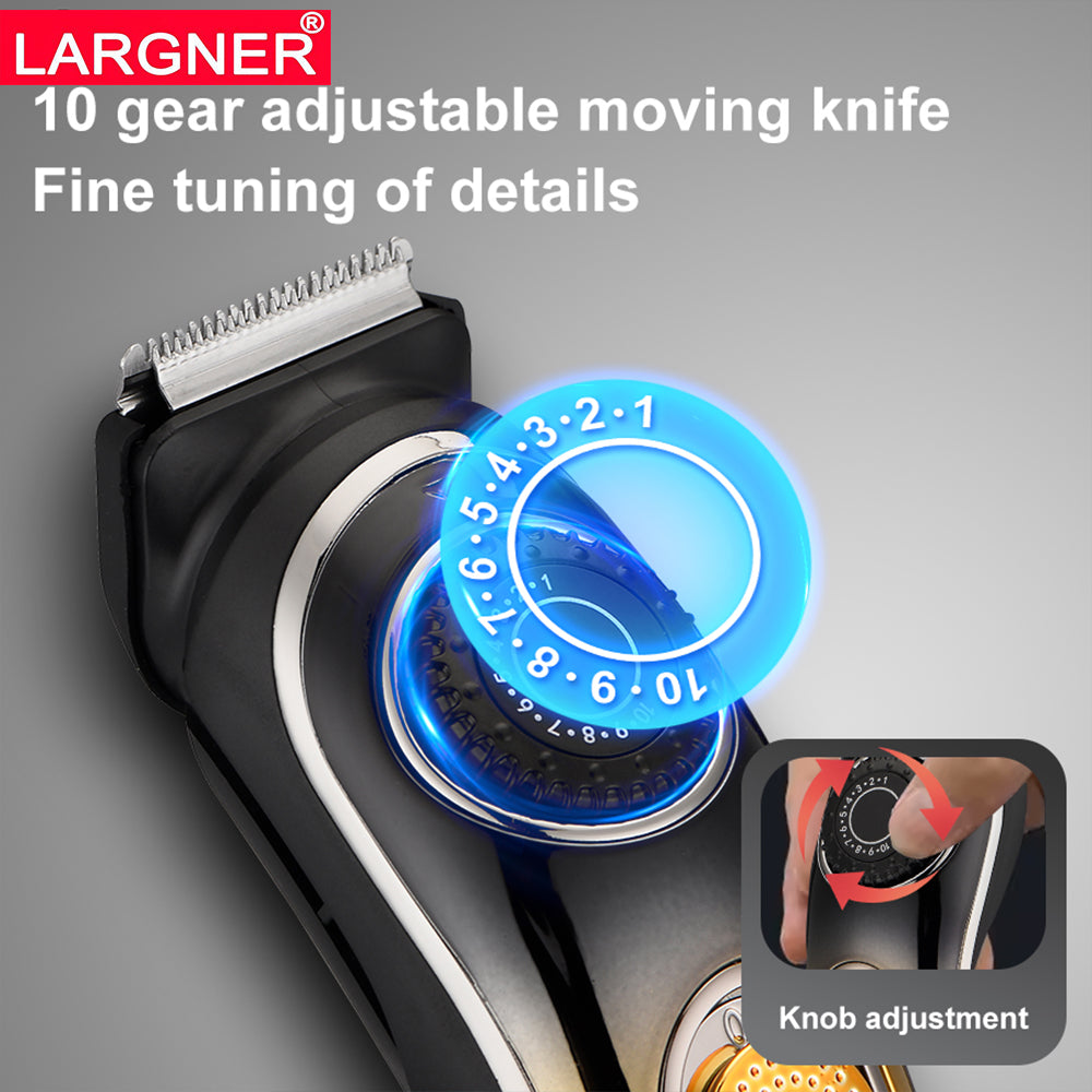 Hair Trimmer with LED Display, Butterfly Wing Design, Precision Trimming with Durable Ceramic Blade for Home, Salon-Grade Grooming