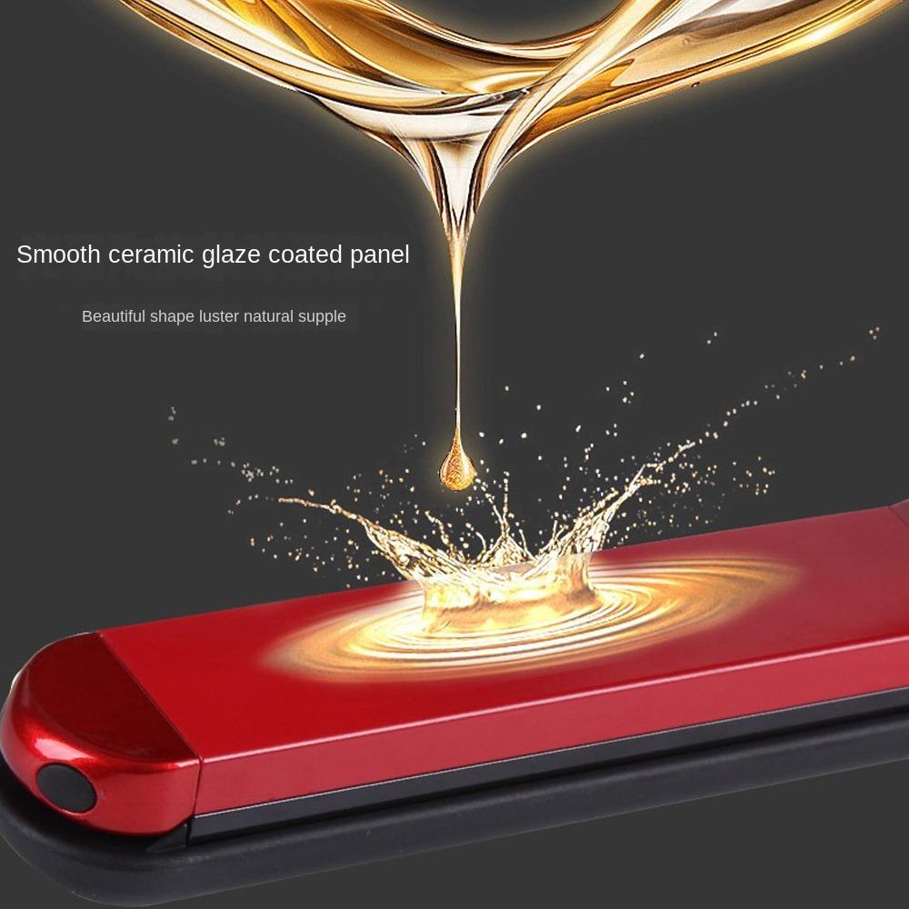 Hair Straightener, 220‑240V Hair Straightener Iron Fast Heating Storage Lock EU Plug for Hair Styling for Home