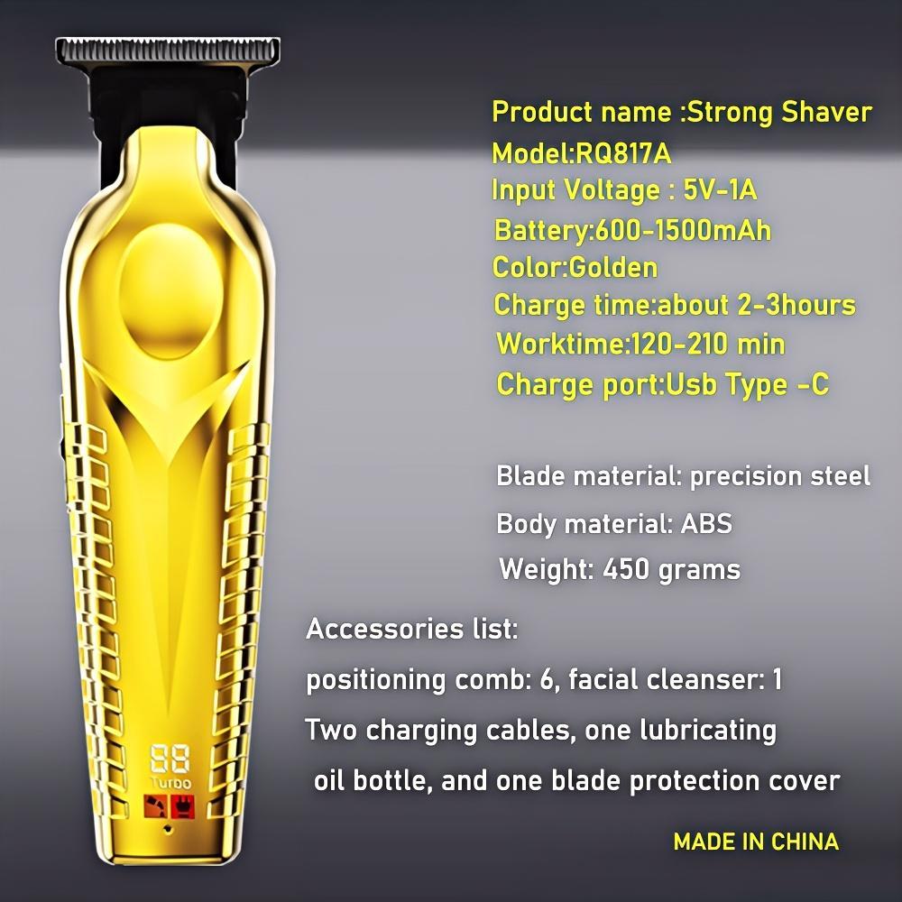Hair Trimmer with LED Display, Butterfly Wing Design, Precision Trimming with Durable Ceramic Blade for Home, Salon-Grade Grooming