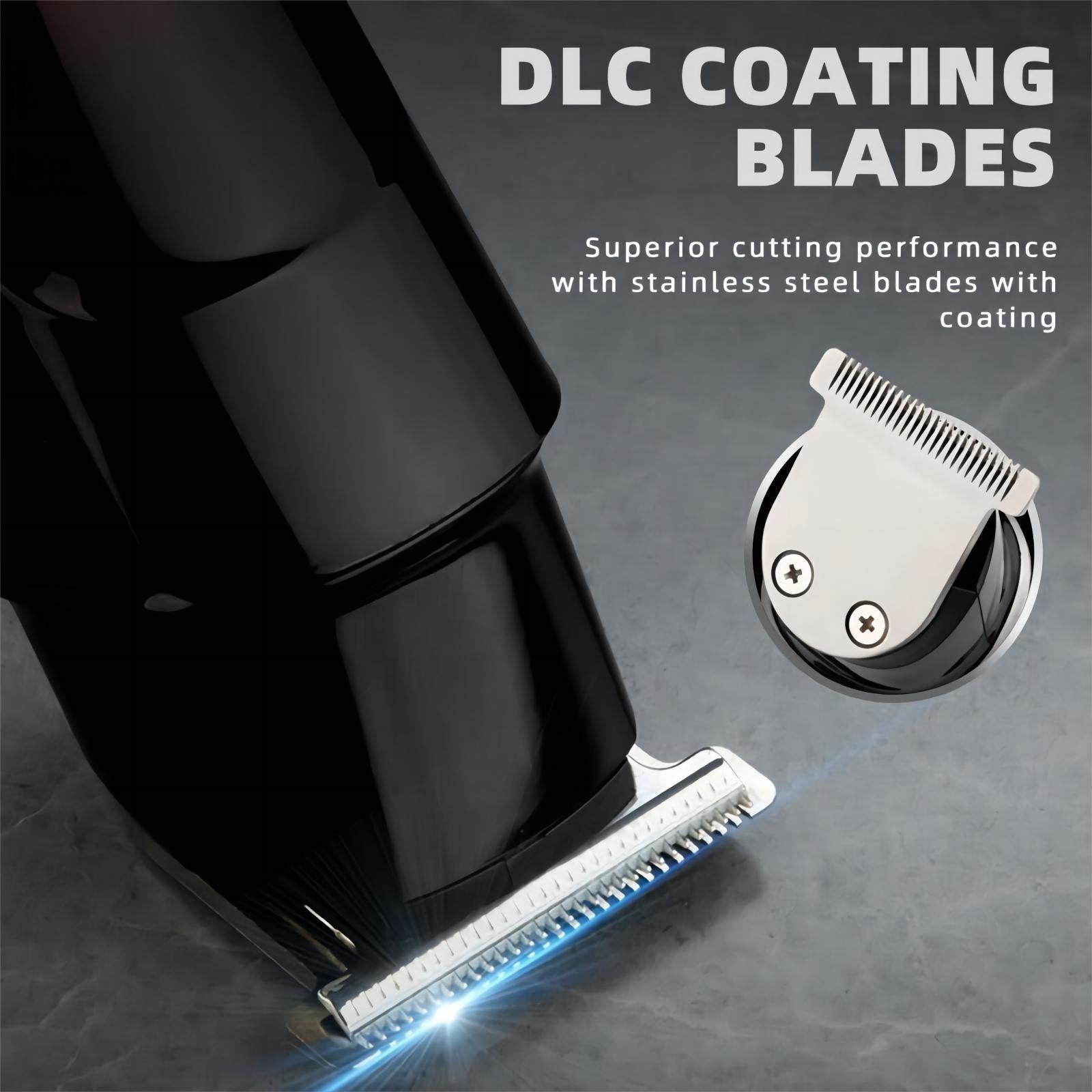 Hair Trimmer Hair Clippers for Men HairTrimmer Beard Trimmer for Men Razor Kit - Rechargeable USB Professional Cordless Hair Clippers for Men with LED Display for Barber