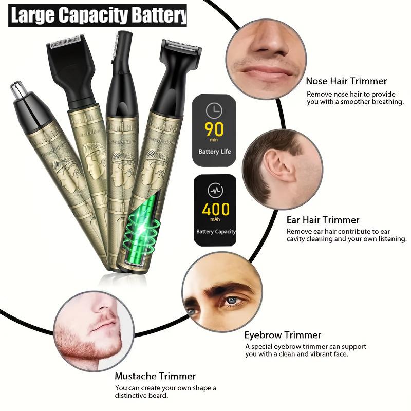 Electric Hair Clipper, Rechargeable, T9 Vintage Style, for Men's Grooming, Professional Barber Use