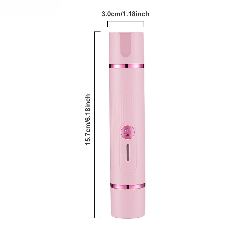 Women's electric double-head shaver, women's bikini trimmer, waterproof rechargeable shaver body hair trimmer wet and dry
