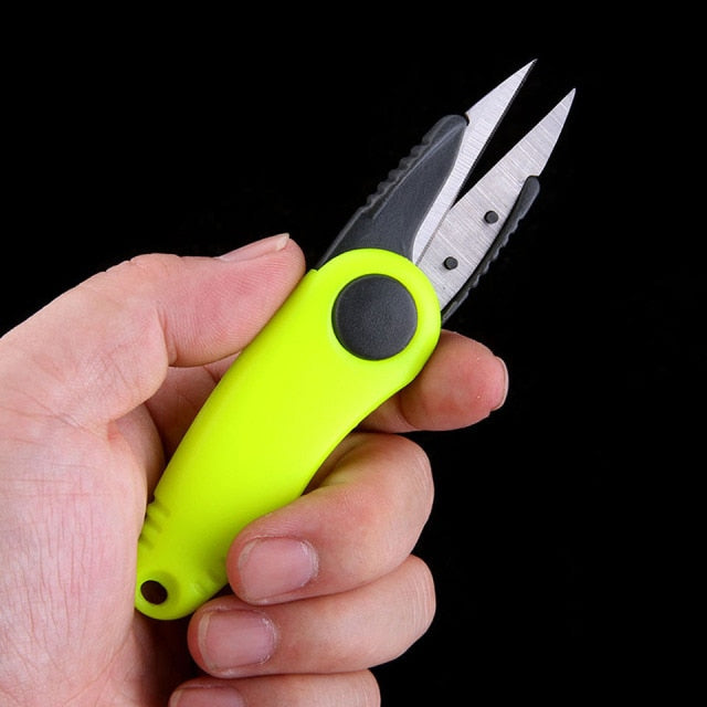WALK FISH Fishing Quick Knot Tool kit Shrimp-type Fishing Line Cutter Clipper Nipper Hook Sharpener Fly Tying Tool Tackle Gear