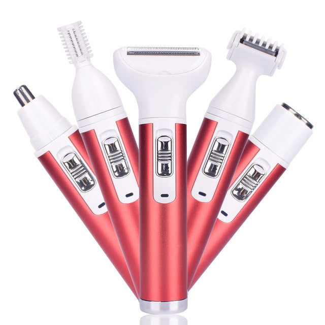 Electric Razor Painless Lady Shaver For Women USB Charging Bikini Trimmer For Whole Body Waterproof LCD Display Wet & Dry Using
