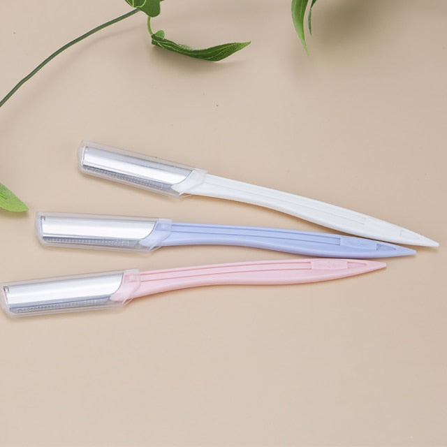 3/10pcs Eyebrow Trimmer Eyebrow Razor Shaver Blade Eye Brow Shaper Face Razor Facial Hair Remover for Women Beauty Makeup Tools