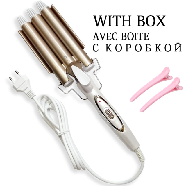 Curling irons Professional hair care & styling tools Ceramic Triple Barrel Hair Styler hair curlers Electric Curling Hair Waver
