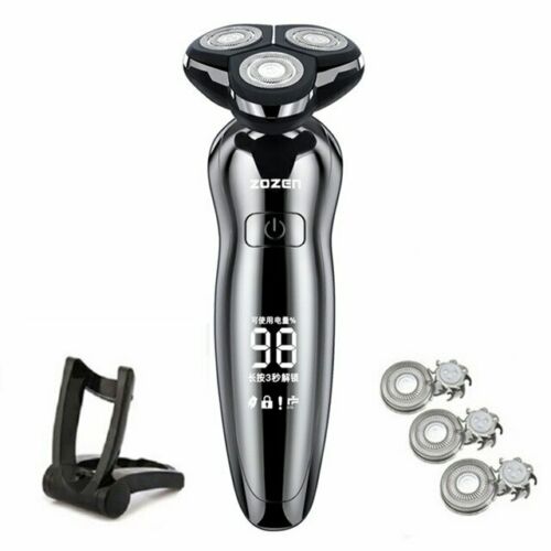 Blue Shaving Machine for Men Beard Electric Shaver Rechargeable Fast Charging