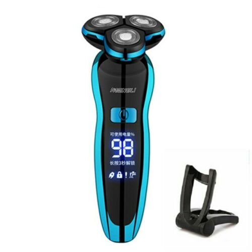 Blue Shaving Machine for Men Beard Electric Shaver Rechargeable Fast Charging