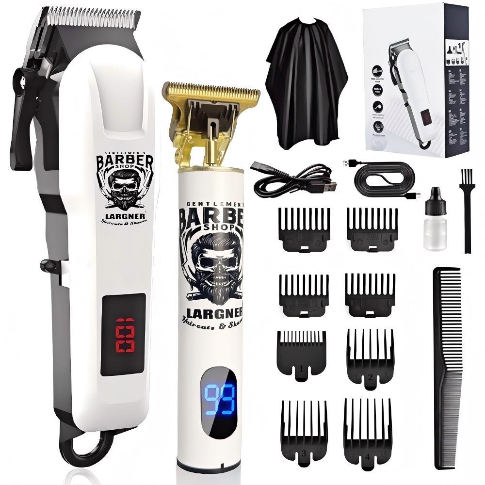 Hair Clippers for Men Professional, Beard Trimmer Kits & Sets, Electric Shavers, Hair Clippers & Trimmer Ceramic T-Blade, for Barber, for Gifts