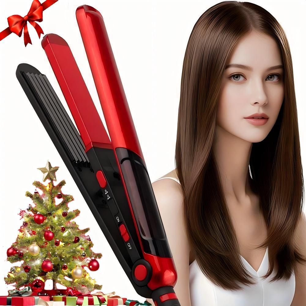 Hair Straightener, 220‑240V Hair Straightener Iron Fast Heating Storage Lock EU Plug for Hair Styling for Home