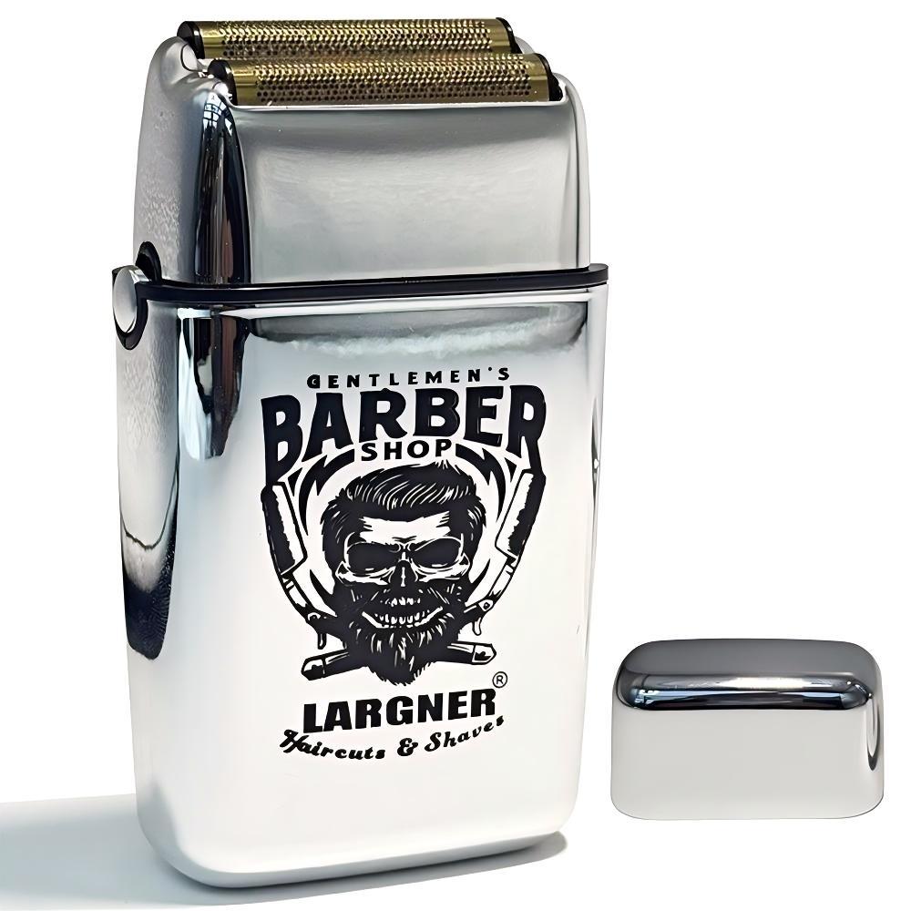 Retro Electric Razors for Men with Beard Trimmer, Rechargeable Mens Gold Foil Shavers, Strong Power (Sliver) (Sliver)
