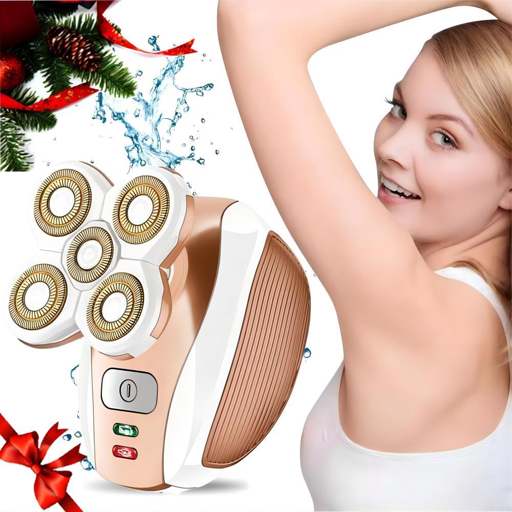 Electric Leg Shaver for Women - Female Cordless Bikini Trimmer- Rechargeable Painless Lady Razor for Leg Face Lips Body Underarms Armpit