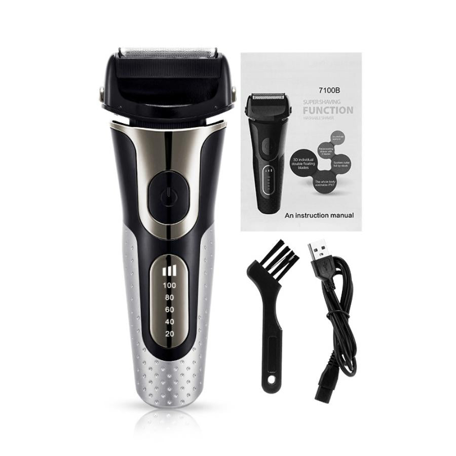 Series 8 Electric Razor for Men, with 4+1 Shaving Elements & Precision Long Hair Trimmer, Close & Gentle Even on Dense Beards, Wet & Dry Electric Razor with 60min Runtime,Silver