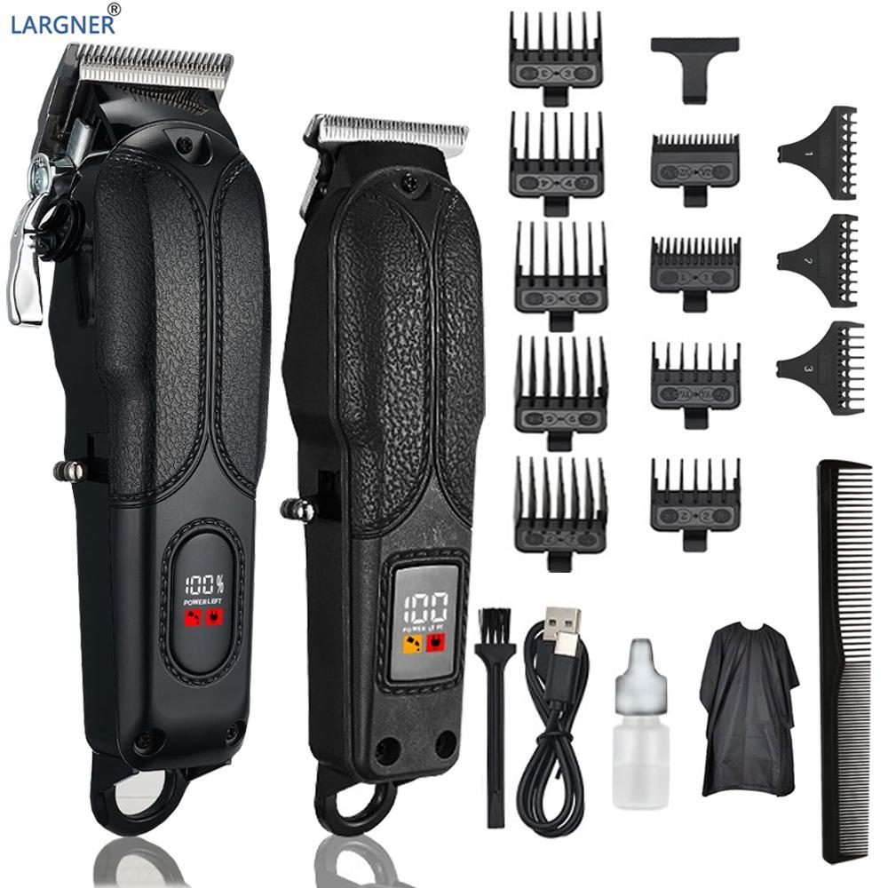 Electric Charging Pusher Adult Carving Electric Pusher Scissors Home Barber Digital Display