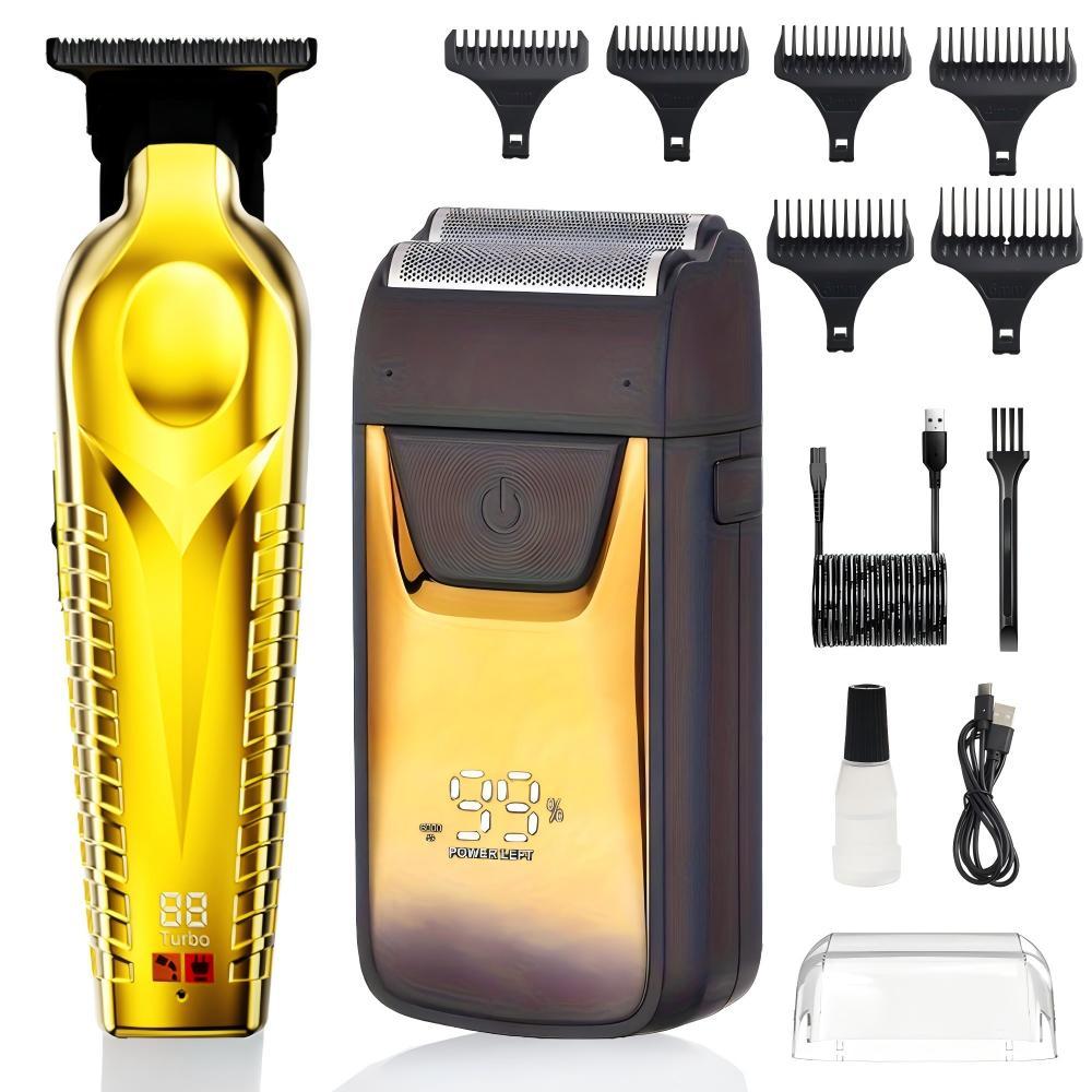 Hair Trimmer with LED Display, Butterfly Wing Design, Precision Trimming with Durable Ceramic Blade for Home, Salon-Grade Grooming