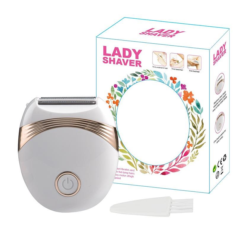 Mini Lady Shaver Electric Razors for Women, Dry Wet Use Foil Shaver for Legs, Armpit, Face Hair Remover Bikini Trimmer, Portable Travel Design Shavers for Sensitive Skin (AAA Battery Powered)